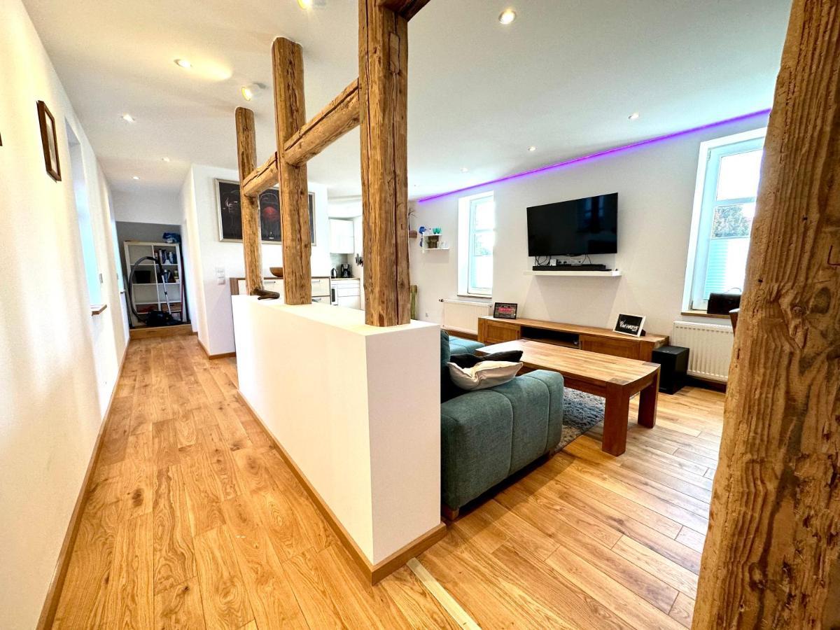 Ferienwohnung Zur Hohe Str Бад-Лангензальца Экстерьер фото