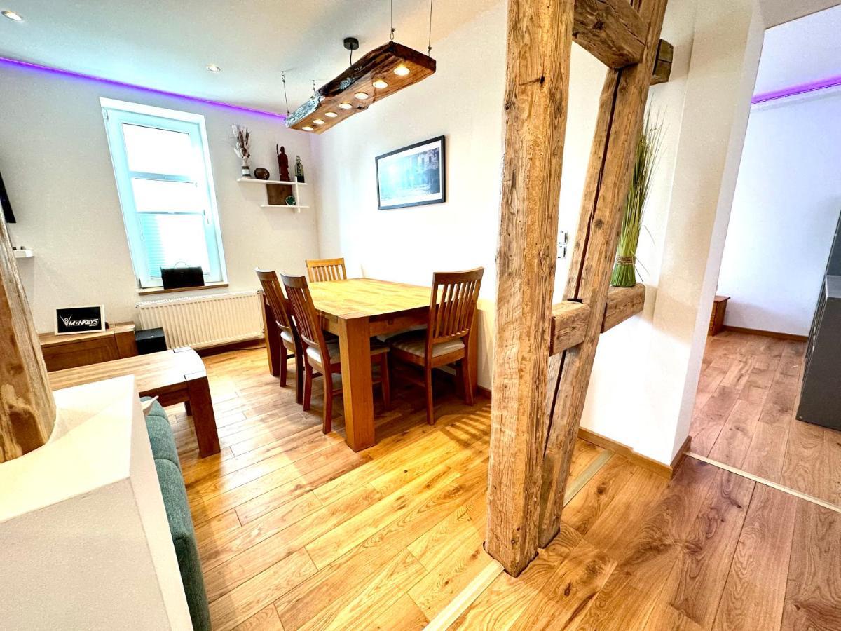 Ferienwohnung Zur Hohe Str Бад-Лангензальца Экстерьер фото