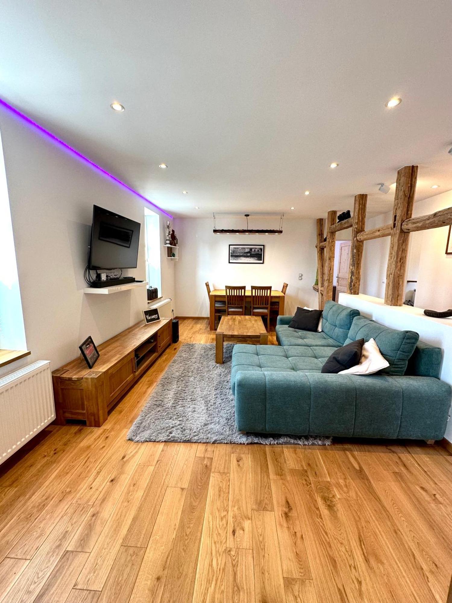 Ferienwohnung Zur Hohe Str Бад-Лангензальца Экстерьер фото